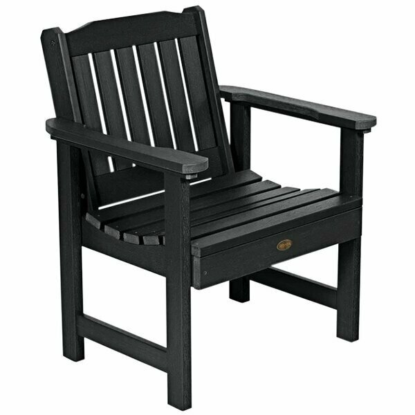 Sequoia By Highwood Usa CM-CHGSQ01-BKE Springville Black Faux Wood Outdoor Arm Chair 432CMCHSQ01B